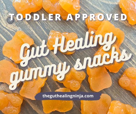 Gut Healing Gummy Snacks (Toddler Approved) - The Gut Healing Ninja Gummy Snacks, Gut Health Diet, Gut Healing Recipes, Healing Recipes, Food Baby, Gut Healing, Baby Eating, Healing Food, Gluten Free Diet