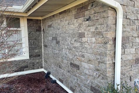 Evolve Stone, Brick Restoration, Easy Renovations, Interior Accent Wall, Stone Veneer Siding, Faux Stone Walls, Manufactured Stone Veneer, Exterior Fireplace, Stone Siding