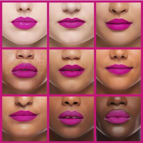 Gorgeous Color That Will Stay On For Hours Clinique Pop Lipstick, Lipstick Tricks, Purple Matte Lipstick, Hot Pink Lipstick, Pink Liquid Lipstick, Nude Colour Lipstick, Best Pink Lipstick, Lip Gloss Pink, Lipstick Application