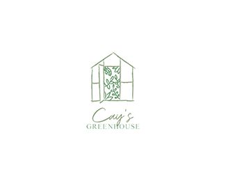 Greenhouse Logo Ideas, Greenhouse Logo, Greenhouse House, Tailor Logo Design, Eco Logo Design, Garden Graphic, Farm Logo Design, Plant Logos, Typographic Logo Design