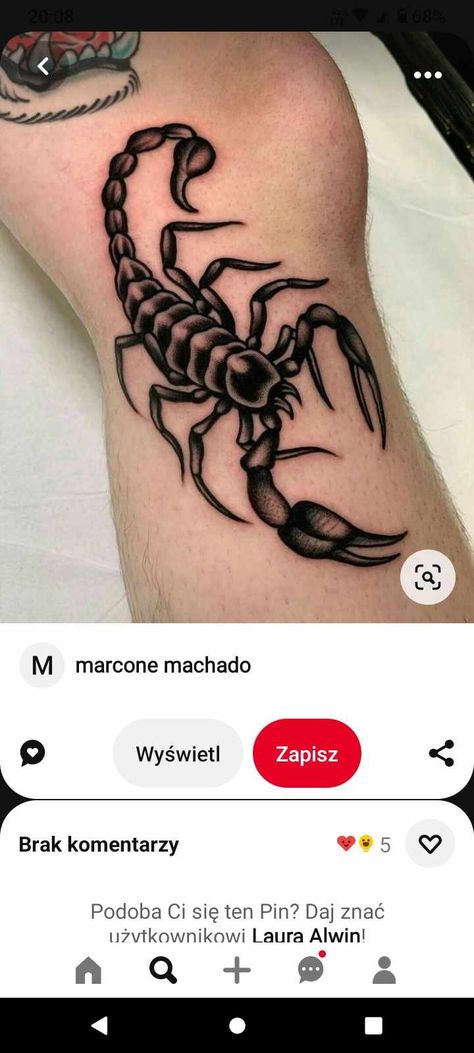 Neotraditional Tattoo, Scorpio Tattoo, Scorpion Tattoo, Greek Tattoos, Tatuaje A Color, Traditional Tattoo Art, Tattoo Font, Cute Tattoos For Women, Line Work Tattoo