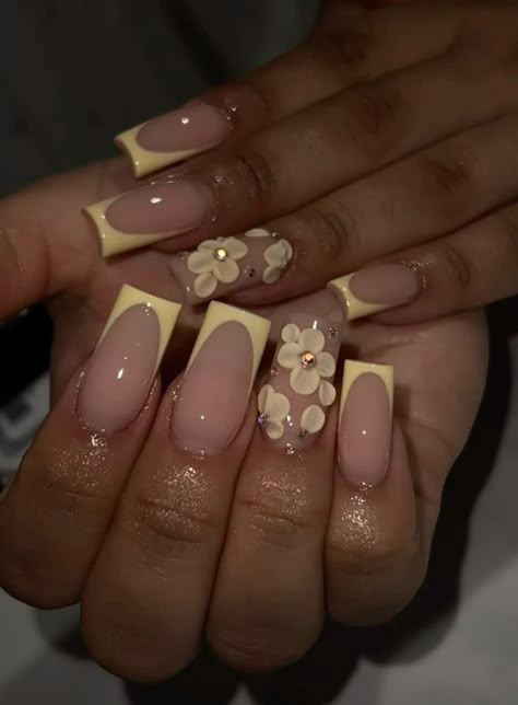 Hard Nails, Girly Acrylic, Girly Acrylic Nails, Acrylic Nails Designs, Classy Acrylic Nails, Short Square Acrylic Nails, Dope Nail Designs, Soft Nails, Unique Acrylic Nails