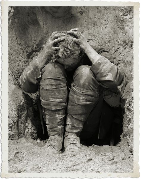 All sizes | WW1 Trench - Shell Shock | Flickr - Photo Sharing! Ww1 Photos, Shell Shock, The Great, British Soldier, Powerful Images, World History, Historical Photos, Old Pictures, First World