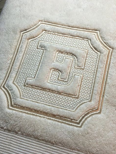 Bath Towel Embroidery Ideas, Embroidery Towels, Egyptian Royalty, Towel Embroidery Designs, Luxury Bath Towels, Applique Fonts, Monogrammed Bath Towels, Embroidered Bath Towels, Personalized Bath Towels