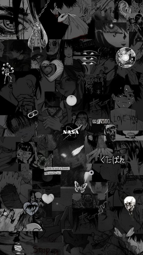 Black aesthetic wallpaper Goth Lock Screen Wallpaper, Anime Black Aesthetic Wallpaper, Dark Romantic Aesthetic Wallpaper, Anime Black Aesthetic, Romantic Goth Wallpaper, Emo Backgrounds, Trippy Iphone Wallpaper, Romantic Wallpaper, Pretty Wallpapers Tumblr