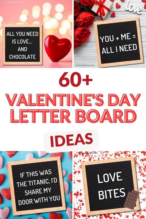 60+ Valentine’s Day Letter Board Ideas (Short, Funny & Cute) Valentine Chalkboard Art, Cute Valentine Sayings, Short Valentine Quotes, Cute Valentines Day Quotes, Letter Board Ideas, Letterboard Signs, Letter Board Quotes, Valentines Quotes Funny, Valentines Day Bulletin Board