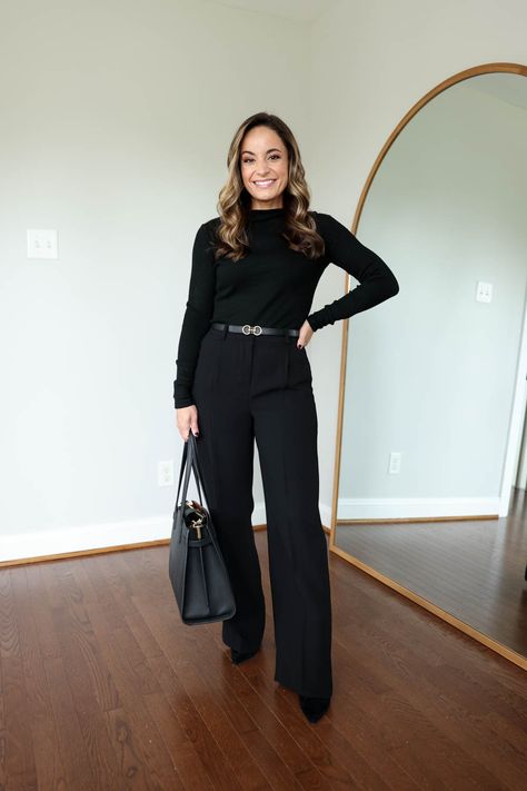 Outfits for Work with Boots: Fall Workwear Capsule - Pumps & Push Ups Workwear Capsule Wardrobe, Black Slim Pants, Workwear Capsule, Fall Workwear, Outfits For Work, 2024 Outfits, Petite Style, Outfits Petite, Capsule Outfits