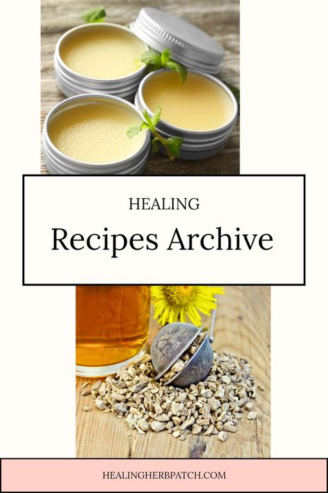 Explore our Healing Recipes Archive filled with natural remedies for better health! Whether you're looking for easy-to-follow herbal recipes or creative ways to use garden herbs, you'll find all the inspiration you need. Our collection features a variety of recipes that are perfect for aiding digestion, boosting immunity, and improving overall wellness. Dive into refreshing teas, homemade tinctures, and natural remedies that can transform your daily routine. Start your journey toward a healthier lifestyle with these herbal delights! Add some healing herbs to your pantry today! Home Apothecary Recipes, Herbal Tincture Recipes Healing Herbs, Homemade Tinctures, Herbal Tinctures Recipes, Tincture Recipes, Apothecary Recipes, Herbs To Heal, Tinctures Recipes, Boosting Immunity