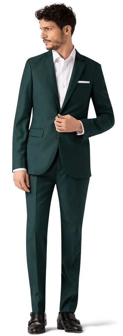 Best Groom Suits, Emerald Green Suit, Coat Pant For Men, Party Wear Blazers, Frog Wedding, Green Suit Men, Green Suits, Wedding Vow Renewal Ceremony, Custom Dress Shirts