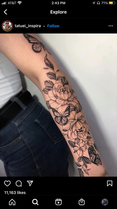 Sleeve Tattoos Butterflies, Tattoos To Honor Mom, Inside Of Arm Tattoo, Inner Arm Tattoos, Line Tattoo Ideas, Tattoos To Cover Scars, Wicked Tattoos, Forarm Tattoos, Tattoos For Women Half Sleeve