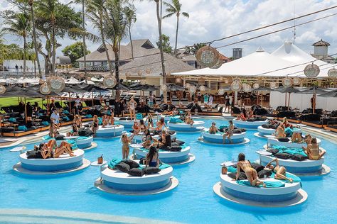 Beach Club Canggu | Finns Beach Club Finns Beach Club Bali, Beach Club Bali, Finns Beach Club, Vip Experience, Happy Hour Specials, Sunset Surf, Lagoon Pool, Day Club, Swim Up Bar