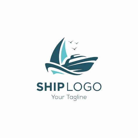 Cruise ship logo template | Premium Vector #Freepik #vector #ship-logo #yacht-logo #boat-logo #boat-silhouette Boat Rental Logo, Boat Logo Design Ideas, Ship Logo Design, Boat Logo Design, Yacht Logo, Resort Logo Design, Shipping Logo, Sailing Logo, Gb Logo