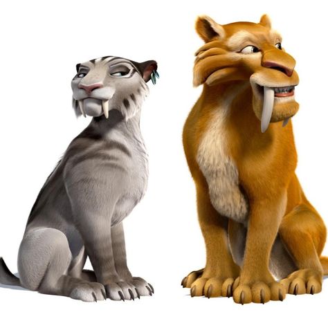 Shira and Diego from Ice Age 4 Paleo Idol, Ice Age Funny, Ice Age Sid, Ice Age 4, Ice Age Collision Course, Ice Age Movies, Blue Sky Studios, Jack Reacher, Disney Printables