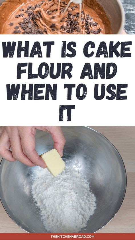 Explore the world of baking as I unravel what cake flour is, its unique qualities, and tips for using it to create perfect, tender confections. How To Make Cake Flour From All Purpose, Desserts With Cake Flour, Cakes Using Cake Flour, Recipes Using Cake Flour Baking, Recipes Using Cake Flour, Cake Flour Recipe Desserts, Cake Flour Recipes, What Is Cake Flour, Cake Flour Recipe