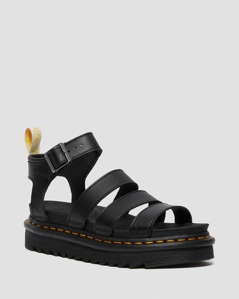 Vegan Blaire Women's Felix Gladiator Sandals | Dr. Martens Doctor Martens, Dr Martens Blaire, Latest Sandal, Leather Strap Sandals, Black Gladiator Sandals, Strap Sandals Women, Leather Platform Sandals, Doc Martens, Leather Coat