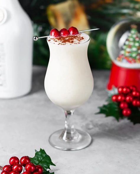 White Christmas Colada Cocktail Recipe • Novel Nightcaps Bartending Tips, Coconut Liqueur, Pretty Cocktails, White Cocktails, Christmas Cocktail, Tropical Holiday, White Rum, Xmas Food, Her Book