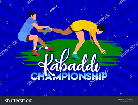 Kabaddi Championship Logo Design, Banner, Poster, Concept, Template, Label, Card, Greeting, Coupon, Icon, Sale, Offer, Web Header, Mnemonic with blue background. Professional Kabaddi Players - Vector #Ad , #affiliate, #Template#Concept#Label#Greeting Kabaddi Background, Kabaddi Logo, Kabaddi Logo Design, Web Header, Championship Logo, Flower Card, Flower Cards, Blue Background, Blue Backgrounds