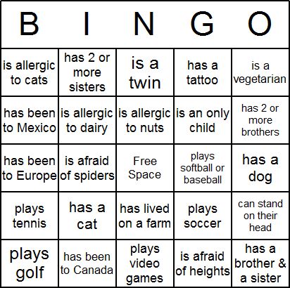 Icebreaker Bingo Card -- free printable. Can also change this to be relevant to my demographic of students. Ice Breaker Bingo, People Bingo, Human Bingo, Bingo Card Template, Bingo Template, Bingo Cards Printable, Ice Breaker Games, Bingo Card, Science Notes