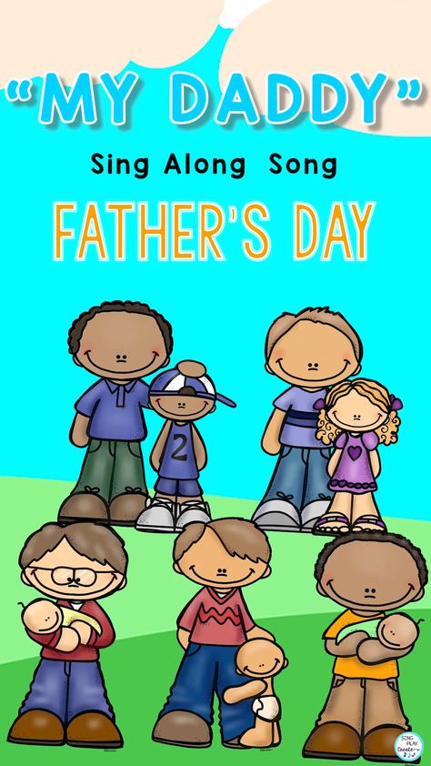 Father's Day Songs and Literacy Activities for children to sing to Father's, make cards and write about dad. Father’s Day Songs For Kids, Father’s Day Songs For Preschool, Father Day Song, Songs About Dads, Tk Classroom, Fathers Day Songs, Movement Preschool, General Music Classroom, Elementary Music Teacher