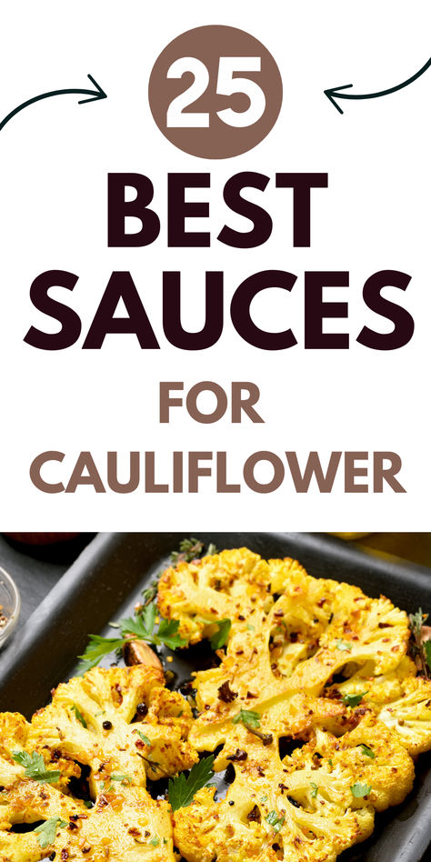 Cauliflower is one of those vegetables that truly shines with the right sauce. It’s easy to end up with mushy, bland cauliflower after roasting—unless you choose your sauces wisely. That’s why I’ve compiled this list of my favorite sauces for cauliflower, perfect for any recipe, from roasted florets to steaks and more. Whether you’re in the mood for something creamy, tangy, spicy, or sweet, these sauces have you covered! Sauce For Roasted Cauliflower, Sauce For Cauliflower, Best Sauces, Cheese Sauces, Cauliflower Sauce, Gluten Free Snacks, Creamy Cheese, Homemade Sauce, Roasted Cauliflower