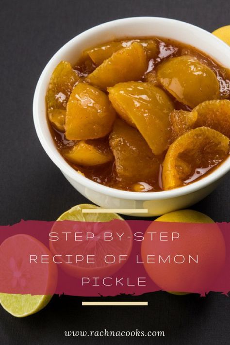 #lemonpickle #limepickle #nimbuachaar #indiancooking #vegetarianrecipes #veganrecipes This is a super easy lemon pickle recipe that is oil free and can be made easily at home. Pickled Limes, Lime Pickle Recipe, Sweet Pickle Recipe, Lemon Pickle Recipe, Indian Pickle Recipe, Lemon Pickle, Lime Pickles, Pickle Recipe, Recipe Indian