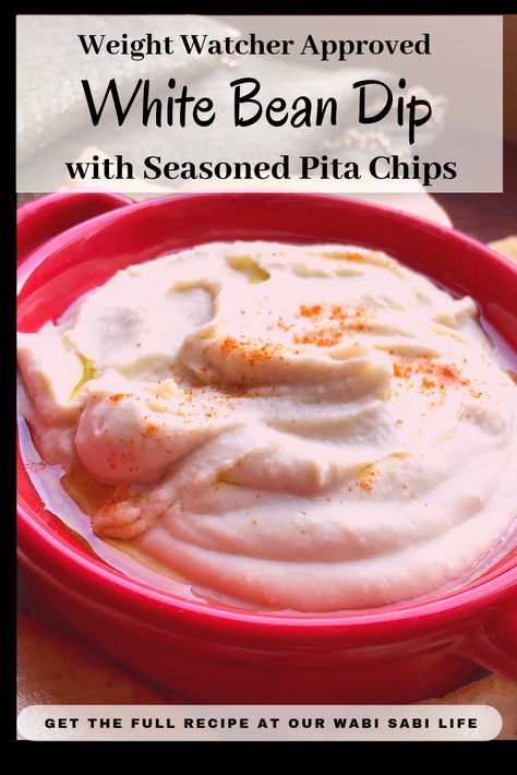 Dips To Make, Pita Chips Recipe, Chip Dip Recipes, White Bean Hummus, White Bean Dip, Healthy Appetizer Recipes, Bean Dip, Pita Chips, Chips Recipe