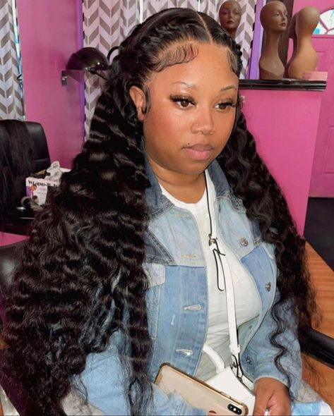 13x4 Lace Front Wig, A Pretty Girl, Frontal Wig Hairstyles, Sew In Hairstyles, Hair Ponytail Styles, Hair Laid, Dope Hairstyles, Ponytail Styles, Front Lace Wigs Human Hair