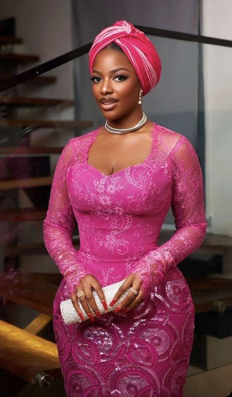 Hilda Baci, Wedding Guest Fashion, Aso Ebi Lace Styles, Lace Dress Classy, African Bridal Dress, Nigerian Lace Styles Dress, Nigerian Lace Styles, African Lace Styles, Best African Dresses