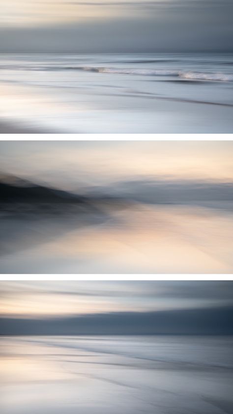 Scottish Landscape Photography, Intentional Camera Movement, Beach Scenes Photography, Impressionism Photography, Beach Art Photography, Beach Landscape Photography, Sea Landscape Painting, Atmospheric Art, Beach Abstract