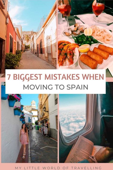 The 7 Biggest Mistakes When Moving to Spain & Other Tips 1 Moving To Spain, Live In Spain, Living In Spain, Retire Abroad, Tips For Moving, Moving To Barcelona, Places In Spain, Move Abroad, Living In Europe