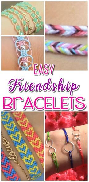 EASY friendship bracelets! The BEST DIY friendship bracelets. Easy bracelet making tutorial for beginners and advanced bracelet makers. String, embroidery, charms, beads and more. Find amazing handmade friendship bracelet ideas - Great DIY craft projects for kids, teens and teens. Make for yourself or give as a gift to your BFF! Friendship Bracelets Patterns With Beads, Friendship Bracelet With Beads Diy, Embroidery Charms, Diy Friendship Bracelets, Bracelet Making Tutorial, Easy Bracelet, Floss Bracelets, Bracelet Tutorials, Diy Bracelets With String