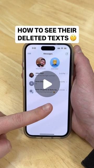 Amin Tips on Instagram: "Follow me @amintips for more tips! Life hack to see someone’s deleted text messages on their iPhone 👀 #iphonetips #iphonetricks #iphonehacks #lifehacks #lifetips #doityourself" Phone Tricks, Galaxy Flip, Ipad Features, Iphone Tricks, Computer Hacks, Iphone Info, Phone Things, Iphone Ideas, Iphone Tips