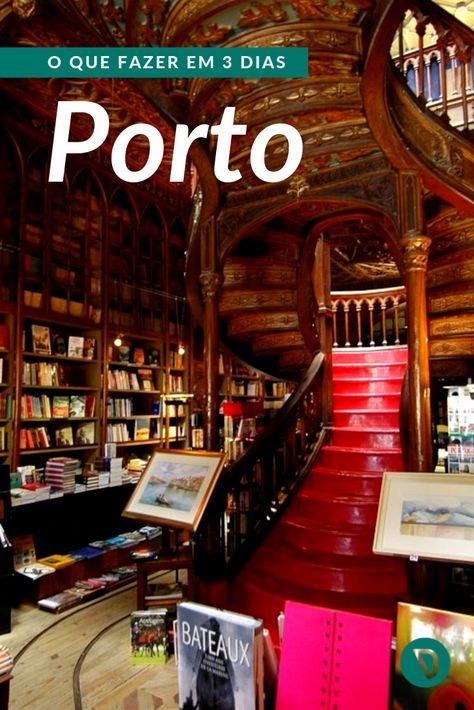 Se você está de viagem marcada para Portugal, reserve pelo menos 3 dias para visitar o Norte. Dê uma olhada nesse completíssimo roteiro, com tudo o que fazer na cidade do Porto. Descubra seu roteiro de o que fazer em Porto, quais praias visitar, onde ir no inverno ou verão e quais bares frequentar durante a noite. #dicasdeviagem #portugal #porto #viajar #dicas #roteiro #lello Portugal Porto, Monte Verde, Porto Portugal, Beautiful Places To Visit, Pretty Places, Holiday Destinations, Do More, Places To Go, Beautiful Places