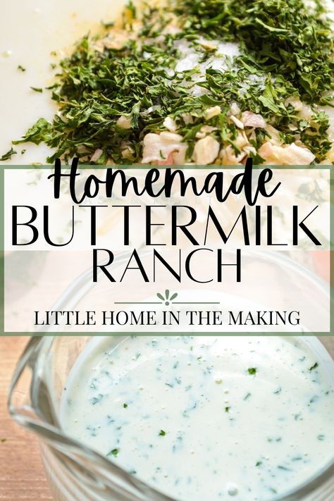 Homemade Buttermilk Ranch Dressing Easy, Diy Buttermilk Ranch Dressing, Homemade Ranch With Buttermilk, Easy Buttermilk Ranch Dressing, Diy Ranch Dressing Easy, Best Homemade Ranch Dressing, Homemade Buttermilk Ranch Dressing, Buttermilk Ranch Dressing Recipe, Kitchen Restock