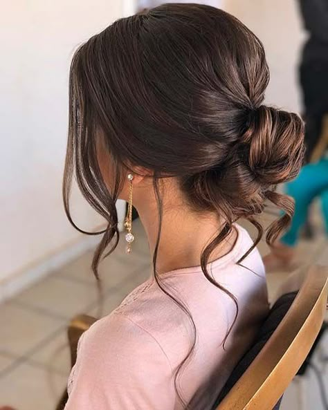 Semi Formal Hairstyles, Formal Hairstyles Updo, Formal Hairstyles For Long Hair, Elegant Bun, Formal Hair, Penteado Cabelo Curto, Wedding Hairstyles For Long Hair, Formal Hairstyles, Loose Curls