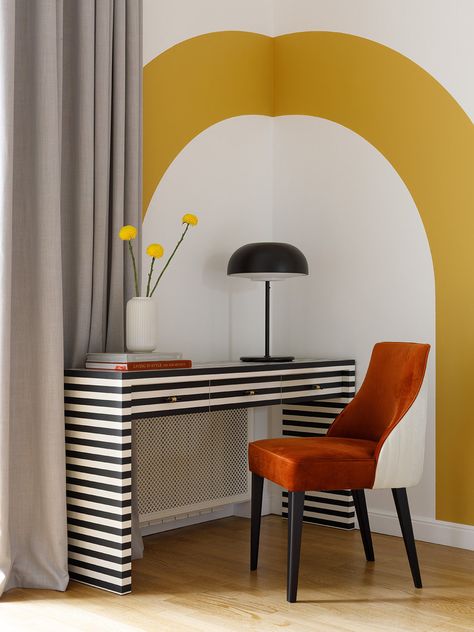 Colour Pop Interior, Small Room Interior, Furniture Design Chair, Kids Bedroom Inspiration, Hotel Room Design, Ad Magazine, Art Deco Home, Bungalow House Design, Art Interior