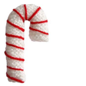 Knit Candy Cane Pattern, Christmas Tree Knitting Pattern, Christmas Knits, Gingerbread House Patterns, Knitting Christmas, Yarns Ornaments, Addi Knitting Machine, Christmas Knitting Patterns Free, Candy Cane Crafts