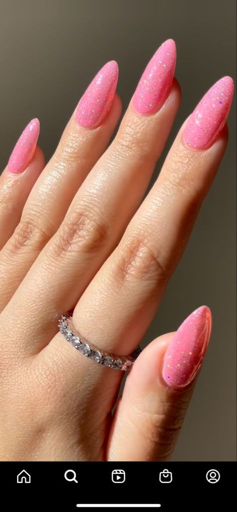 Trendy Valentines Day Nails, Eras Tour Makeup, Pretty Nail Designs Acrylics, Jelly Polish, Almond Nails Pink, Barbie Pink Nails, Pretty Fingers, Birthday 24, Prettiest Celebrities