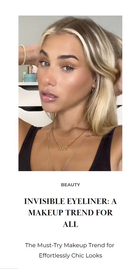 #invisibleeyeliner #invisible #eyeliner #eyelineraesthetic #invisibleeyelineaesthetic #eyelinerstyle #eyelinertutorial #eyeliner2023 #invisibleeyelinetutorial #beauty #makeup #Makeupaesthetic #makeupaesthetic #makeupaesthetic2023 #makeup2023 #makeuppink #makeutrend #makeuptrends #beauty #beautytrends #trends #beautyaesthetic #beautyproducts #beautyproductsaesthetic Invisible Eyeliner, Flattering Makeup, Latest Makeup Trends, Latest Makeup, Makeup Style, Product Recommendations, Beauty Routine, Makeup Trends, Fashion Makeup