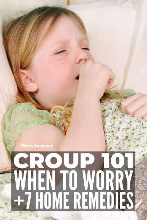 7 Natural Remedies for Croup | Croup is a common infection in babies and young children that causes kids to have a loud cough that sounds like a seal barking. It tends to last a week, and it's almost worse at night and when your child is crying, so having a few home remedies up your sleeve is a must for moms and dads! In this post, we share signs and symptoms to watch for, and simple DIY tips and hacks to give kids relief when they need it most. Children’s Cough Remedy, Diy Cough Remedy For Kids, Croup Cough Remedies Children, Barking Cough Remedies, Home Remedies For Cough For Kids, Kids Cough Remedies, Kids Cough Remedy, Croup Remedy For Kids, Natural Cough Remedies For Kids