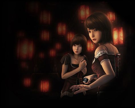 Fatal Frame 2 Crimson Butterfly Remake Zero 2 Wallpaper, Leave Without Saying Goodbye, Crimson Butterfly, Retro Games Poster, Project Zero, Zero 2, Zero Wallpaper, Japanese Horror, Fatal Frame