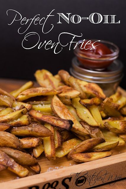 No Oil Potatoes, Oil Free Fries, Oil Free Potato Recipes, No Oil Cooking, The Starch Solution Recipes, Vegan No Oil Recipes, Mcdougall Starch Solution Recipes, Potato Diet Recipes, No Gallbladder Recipes