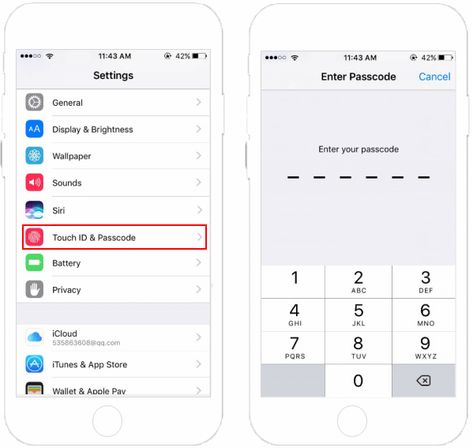 Change a Passcode from 6 to 4 Digits in iPhone/iPad 6 Digit Passcode Ideas Iphone, Ios 10, Iphone 4, Letters And Numbers, Iphone Background, Iphone 6, Ipad, Iphone