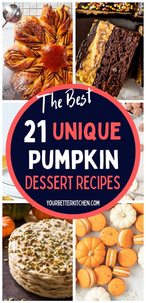 Stunning Fall Desserts, Pumpkin Christmas Recipes, Fun Pumpkin Desserts, The Best Pumpkin Desserts, Fresh Pumpkin Dessert Recipes, Copycat Pumpkin Delights, Unique Pumpkin Desserts, Pumpkin Desserts Thanksgiving, Thanksgiving Dessert Pumpkin