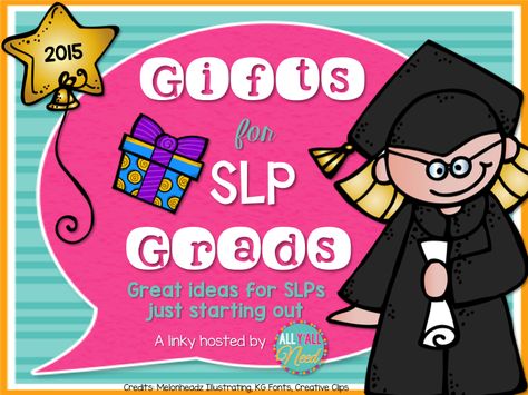 All Y'all Need: Gifts for SLP Grads-great ideas for SLPs just starting out! Pinned by SOS Inc. Resources. Follow all our boards at pinterest.com/sostherapy/ for therapy resources. Slp Materials, Slp Ideas, Slp Resources, Speech Path, Grad Student, Speech Language Therapy, Speech Language Pathology, Language Activities, Therapy Ideas