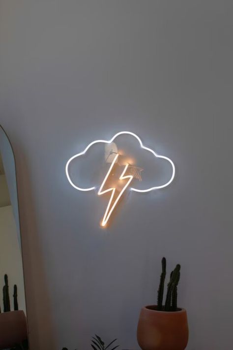 Stormy Weather Neon Sign Neon Sign Wall, Sign Wall Decor, Stormy Weather, Home Salon, Custom Neon, Custom Neon Signs, Sign Wall, Kitchen Living Room, Neon Sign