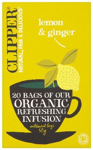 Clipper Organic Lemon & Ginger 20 Tea Bags (Pack of 6): Amazon.co.uk: Grocery Lemon Ginger Tea, Clipper Tea, Tea Sampler, Lemon Ginger, Freeze Dried Strawberries, Dried Strawberries, Tea Brands, Herbal Infusion, Ginger Tea