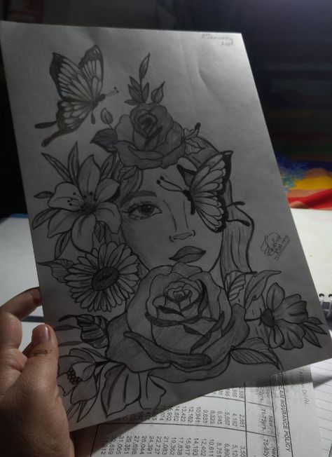 Aesthetic art , butterfly, flowerss , tattoo aesthetic Attractive Drawing Ideas Aesthetic, Chocolate Recipes Homemade, Tattoo Aesthetic, Wallpaper Girly, Meaningful Drawings, Iphone Wallpaper Girly, Recipes Homemade, Landscape Wallpaper, Pencil Sketch