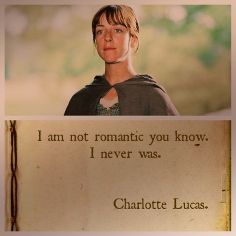 Charlotte Lucas Charlotte Pride And Prejudice, Charlotte Lucas, Lizzy Bennet, Pride & Prejudice Movie, Period Films, Pride And Prejudice 2005, Jane Austen Novels, Period Pieces, Becoming Jane