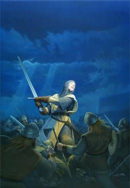 Fantastic Visions - by Greg Call Santa Joana D'arc, Cartoon Knight, Art Content, Simpler Times, Aesthetic Space, On Hiatus, Knight In Shining Armor, Knight Art, Joan Of Arc